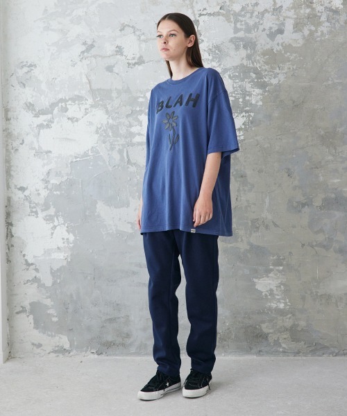 rehacer(レアセル)の「rehacer : Flower Patch Fade CS / フラワー パッチ フェイド カットソー(Tシャツ/カットソー・メンズ・スミクロ/アイボリー/ネイビー・X-LARGE/SMALL/MEDIUM/LARGE)」の16枚目の写真