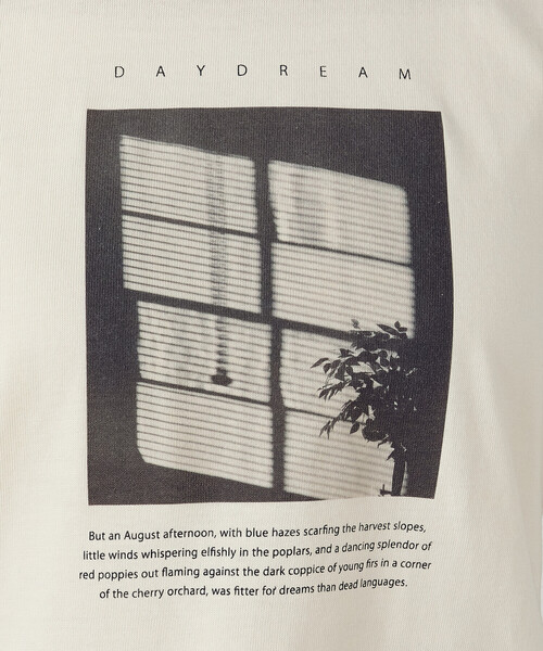 COMME CA ISM（コムサイズム）の「フォトプリント半袖Ｔシャツ（Tシャツ/カットソー・レディース・チャコール/ライトグレー/ピンク/アイボリー・SMALL/MEDIUM/LARGE）」の20枚目の写真