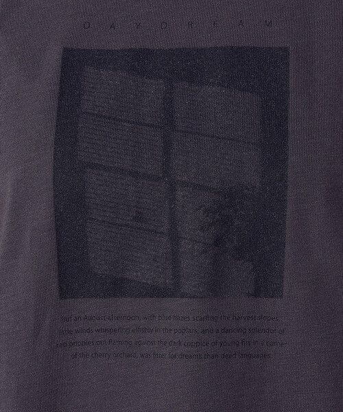 COMME CA ISM（コムサイズム）の「フォトプリント半袖Ｔシャツ（Tシャツ/カットソー・レディース・チャコール/ライトグレー/ピンク/アイボリー・SMALL/MEDIUM/LARGE）」の22枚目の写真