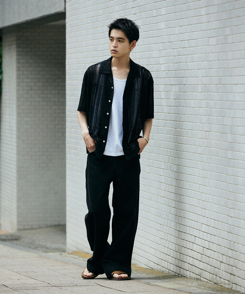 JOURNAL STANDARD（ジャーナルスタンダード）の「12OZ デニム キャノンペインターパンツ（デニムパンツ・メンズ・ネイビー/ブラック/コバルトブルー・MEDIUM/LARGE/SMALL）」の4枚目の写真