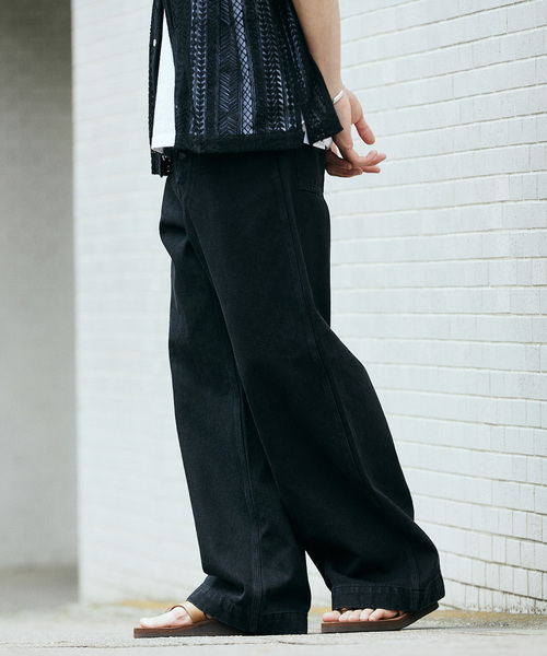 JOURNAL STANDARD（ジャーナルスタンダード）の「12OZ デニム キャノンペインターパンツ（デニムパンツ・メンズ・ネイビー/ブラック/コバルトブルー・MEDIUM/LARGE/SMALL）」の8枚目の写真