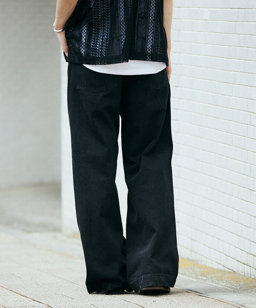 JOURNAL STANDARD（ジャーナルスタンダード）の「12OZ デニム キャノンペインターパンツ（デニムパンツ・メンズ・ネイビー/ブラック/コバルトブルー・MEDIUM/LARGE/SMALL）」の9枚目の写真