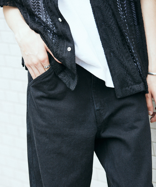 JOURNAL STANDARD（ジャーナルスタンダード）の「12OZ デニム キャノンペインターパンツ（デニムパンツ・メンズ・ネイビー/ブラック/コバルトブルー・MEDIUM/LARGE/SMALL）」の10枚目の写真