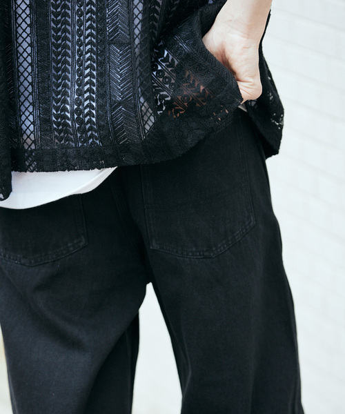 JOURNAL STANDARD（ジャーナルスタンダード）の「12OZ デニム キャノンペインターパンツ（デニムパンツ・メンズ・ネイビー/ブラック/コバルトブルー・MEDIUM/LARGE/SMALL）」の11枚目の写真