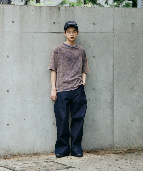 JOURNAL STANDARD（ジャーナルスタンダード）の「12OZ デニム キャノンペインターパンツ（デニムパンツ・メンズ・ネイビー/ブラック/コバルトブルー・MEDIUM/LARGE/SMALL）」の13枚目の写真