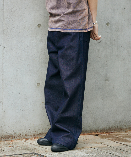 JOURNAL STANDARD（ジャーナルスタンダード）の「12OZ デニム キャノンペインターパンツ（デニムパンツ・メンズ・ネイビー/ブラック/コバルトブルー・MEDIUM/LARGE/SMALL）」の19枚目の写真