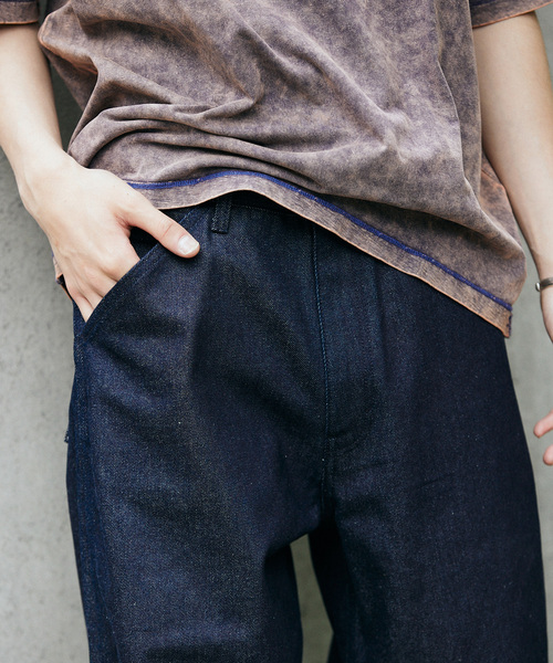 JOURNAL STANDARD（ジャーナルスタンダード）の「12OZ デニム キャノンペインターパンツ（デニムパンツ・メンズ・ネイビー/ブラック/コバルトブルー・MEDIUM/LARGE/SMALL）」の20枚目の写真