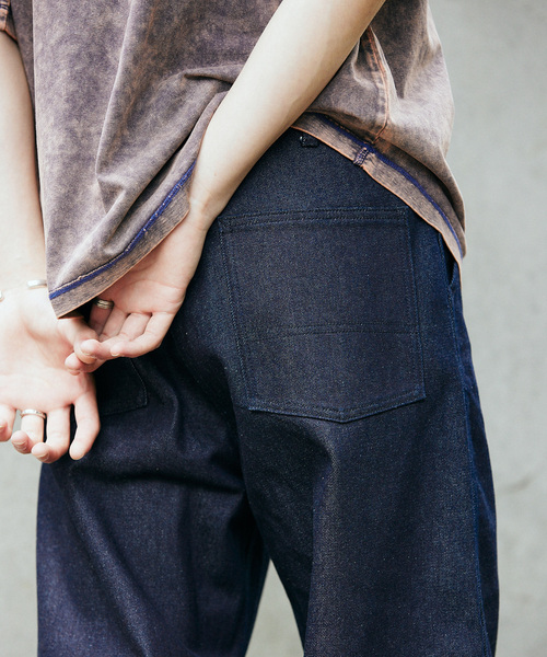JOURNAL STANDARD（ジャーナルスタンダード）の「12OZ デニム キャノンペインターパンツ（デニムパンツ・メンズ・ネイビー/ブラック/コバルトブルー・MEDIUM/LARGE/SMALL）」の21枚目の写真