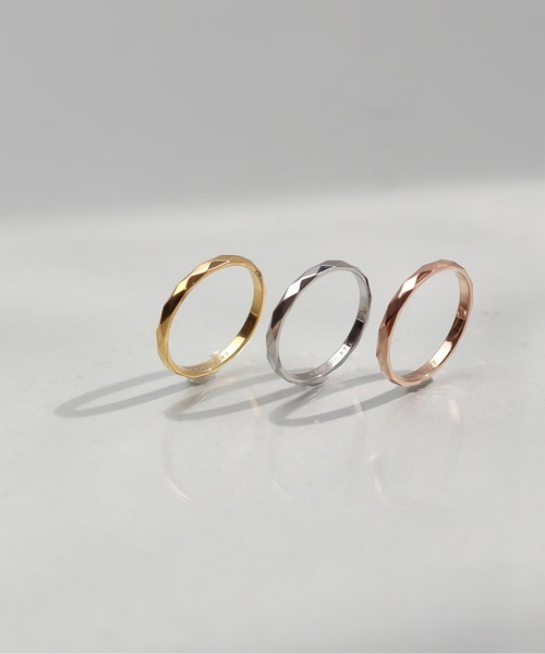 ieLS(イエルズ)の「金属アレルギー対応「ieLS」ステンレス カッティングリング(リング・レディース・シルバー/ゴールド/ピンクゴールド・9/14/12/11.5)」の16枚目の写真