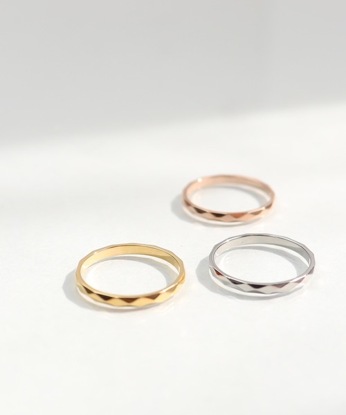 ieLS(イエルズ)の「金属アレルギー対応「ieLS」ステンレス カッティングリング(リング・レディース・シルバー/ゴールド/ピンクゴールド・9/14/12/11.5)」の19枚目の写真