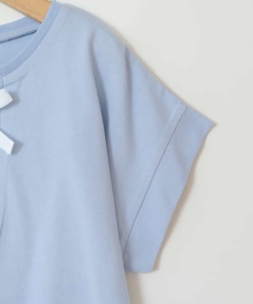 a.v.v（アーヴェヴェ）の「[100-130]フロントレースUPTシャツ（Tシャツ/カットソー・キッズ・ブラック/ダークインディゴブルー/アイボリー・130/110/120/100）」の20枚目の写真