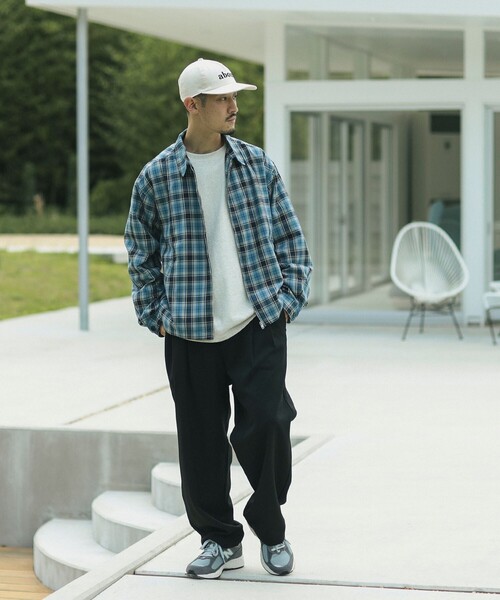 B:MING by BEAMS(ビーミングバイビームス)の「チェック ジップアップ ブルゾン(ブルゾン・メンズ・ブルー/ブラウン・SMALL/MEDIUM/LARGE/X-LARGE)」の9枚目の写真