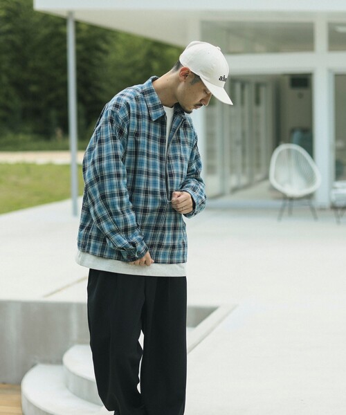 B:MING by BEAMS(ビーミングバイビームス)の「チェック ジップアップ ブルゾン(ブルゾン・メンズ・ブルー/ブラウン・SMALL/MEDIUM/LARGE/X-LARGE)」の11枚目の写真