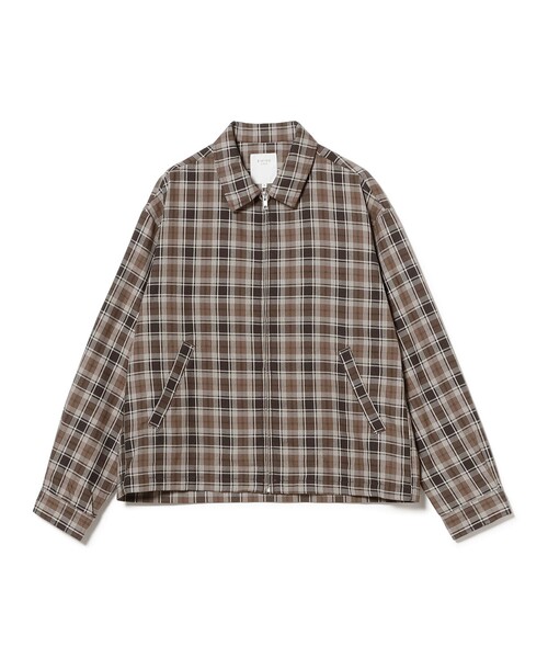 B:MING by BEAMS(ビーミングバイビームス)の「チェック ジップアップ ブルゾン(ブルゾン・メンズ・ブルー/ブラウン・SMALL/MEDIUM/LARGE/X-LARGE)」の14枚目の写真