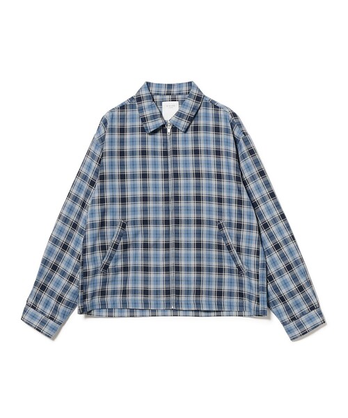 B:MING by BEAMS(ビーミングバイビームス)の「チェック ジップアップ ブルゾン(ブルゾン・メンズ・ブルー/ブラウン・SMALL/MEDIUM/LARGE/X-LARGE)」の17枚目の写真