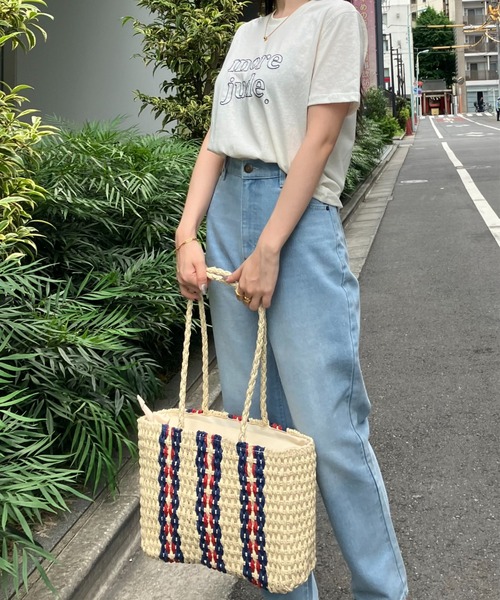 sakishimatokyo(サキシマトーキョー)の「ステッチ刺繍ロゴTシャツ/カットソー/半袖(Tシャツ/カットソー・レディース・ベージュ/オフホワイト/グレー・FREE)」の18枚目の写真