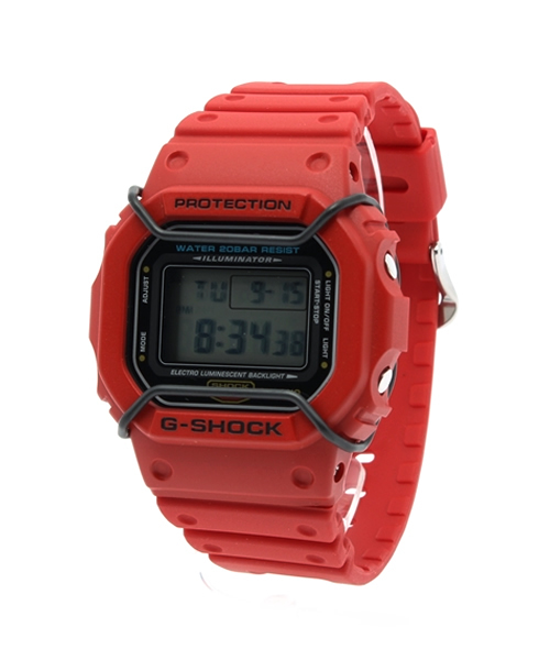 G-SHOCK(ジーショック)の「G-SHOCK / DW-5600P(アナログ腕時計・メンズ・ブラック/レッド/イエロー・ONE SIZE)」の1枚目の写真