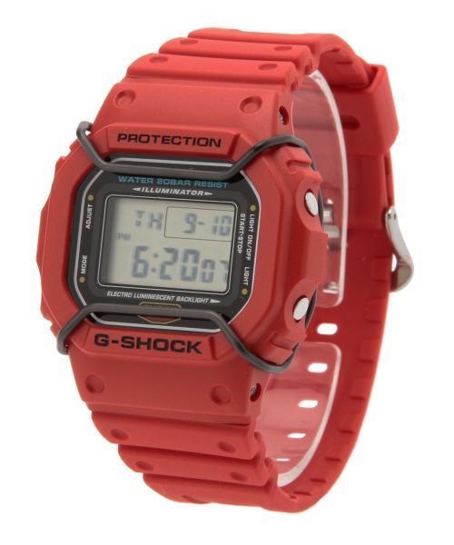G-SHOCK(ジーショック)の「G-SHOCK / DW-5600P(アナログ腕時計・メンズ・ブラック/レッド/イエロー・ONE SIZE)」の4枚目の写真