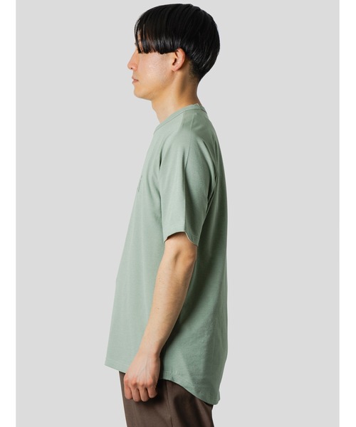 narifuri（ナリフリ）の「アクティブメッシュバックポケットTシャツ（Tシャツ/カットソー・メンズ・ブラック/セージグリーン/チャコール・SMALL/MEDIUM/LARGE/X-LARGE）」の5枚目の写真