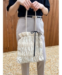 grove | 【A4】ギャザーロープリボン付きトート(トートバッグ)
