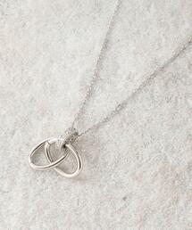 grove | ダブルオーバルビジューネックレス(ネックレス)