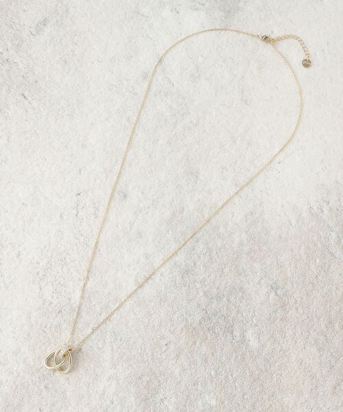 grove(グローブ)の「◆ダブルオーバルビジューネックレス(ネックレス・レディース・シルバー/シルバー系/ゴールド・00)」の7枚目の写真