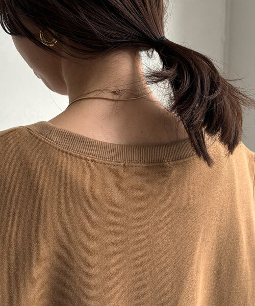 DouDou(ドゥドゥ)の「スウェットタンクオーバープルオーバー(スウェット・レディース・グレー/オフホワイト/ブラック/キャメル・FREE)」の8枚目の写真