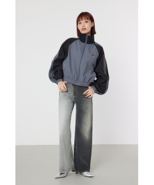 RODEO CROWNS WIDE BOWL(ロデオクラウンズワイドボウル)の「アシンメトリーDENIM PT(デニムパンツ・レディース・ブルー/ブラック・SMALL/MEDIUM/LARGE)」の7枚目の写真