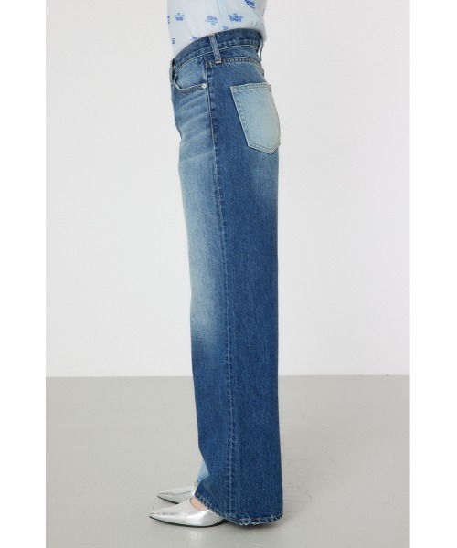 RODEO CROWNS WIDE BOWL(ロデオクラウンズワイドボウル)の「アシンメトリーDENIM PT(デニムパンツ・レディース・ブルー/ブラック・SMALL/MEDIUM/LARGE)」の16枚目の写真