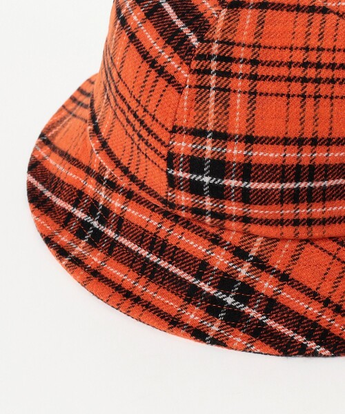 BEAMS（ビームス）の「チェック メトロハット（ハット・メンズ・グリーン/オレンジ/グレー・ONE SIZE）」の9枚目の写真
