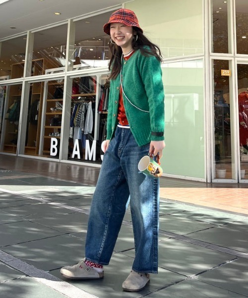 BEAMS（ビームス）の「チェック メトロハット（ハット・メンズ・グリーン/オレンジ/グレー・ONE SIZE）」の15枚目の写真
