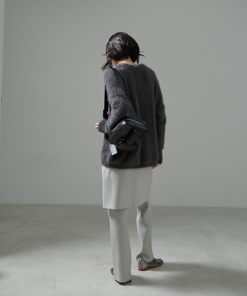 SALON adam et rope'（サロン アダム エ ロペ）の「Cameraボディーバッグ（ボディバッグ/ウエストポーチ・レディース・ブラウン/オフホワイト/ブラック・FREE）」の8枚目の写真