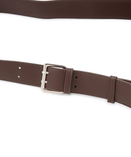 SALON adam et rope'（サロン アダム エ ロペ）の「Cameraボディーバッグ（ボディバッグ/ウエストポーチ・レディース・ブラウン/オフホワイト/ブラック・FREE）」の20枚目の写真