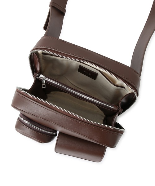 SALON adam et rope'（サロン アダム エ ロペ）の「Cameraボディーバッグ（ボディバッグ/ウエストポーチ・レディース・ブラウン/オフホワイト/ブラック・FREE）」の16枚目の写真