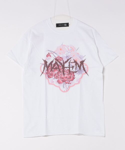 SAMURAI CORE（サムライコア）の「◆SAMURAI CORE x MAYHEM◆Graphic Design T（Tシャツ/カットソー・メンズ・ブラック/ホワイト・LARGE/MEDIUM）」の2枚目の写真