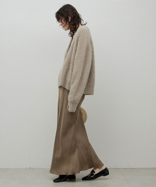 GALLARDAGALANTE(ガリャルダガランテ)の「カシミヤ混カーディガン(カーディガン/ボレロ・レディース・モカ/グレー・FREE)」の17枚目の写真