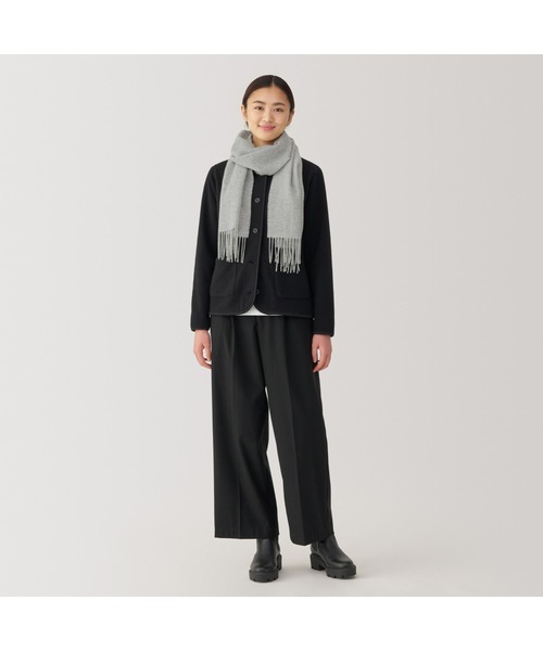 LOCALLY ローカリー　muji muffler ウール　レッド LOCALLY ストール - LOCALLYなら6DIRECTIONS