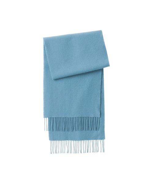 無印良品（ムジルシリョウヒン）の「ウール　マフラー（マフラー・レディース・ダークブラウン系/オレンジ系/ブルー系/グレー/ブラック・FREE）」の20枚目の写真