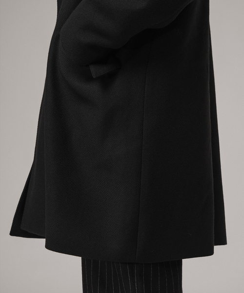 Mackintosh（マッキントッシュ）の「MACKINTOSH(マッキントッシュ) 別注 HUMBIE/ハンビー CHESTER GTS SL SHORT（チェスターコート・メンズ・ブラック・40/38/36）」の12枚目の写真