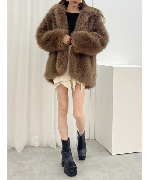 EVRIS（エヴリス）の「フリルリボンミニスカート（スカート・レディース・ホワイト/ブラック・MEDIUM/SMALL）」の13枚目の写真