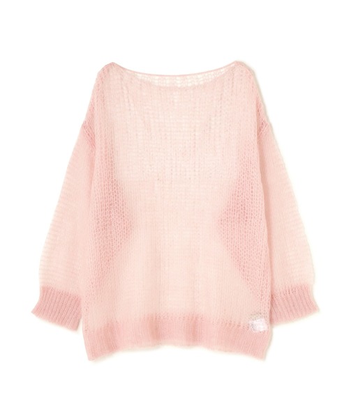 N.（N. Natural Beauty Basic）（エヌエヌナチュラルビューティーベーシック）の「◆透かし編みモヘヤ混ニット（ニット/セーター・レディース・ベージュ/グリーン/ピンク/イエロー・MEDIUM）」の10枚目の写真