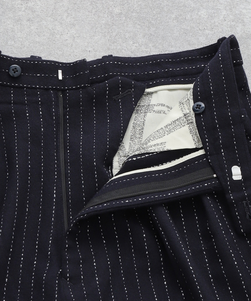 m's braque ワイドバギースラックス EDIFICE スラックス m's braque(エムズ ブラック) タックワイド