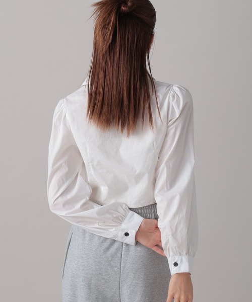 FOREVER 21（フォーエバー トゥエンティーワン）の「【2024FW】フロントシャーリングシャツ（シャツ/ブラウス・レディース・オフホワイト/ブラック/ブラック系その他/ブルー/オレンジ・FREE）」の19枚目の写真