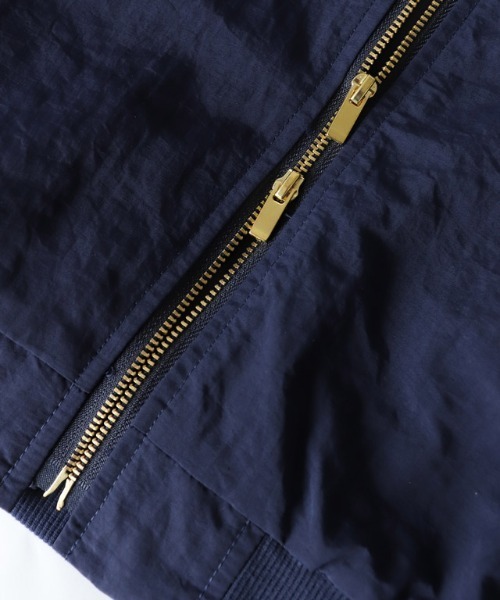 Pierrot（ピエロ）の「パフスリーブMA-1ブルゾン（MA-1・レディース・ブラック/アイボリー/ネイビー・L/M）」の22枚目の写真