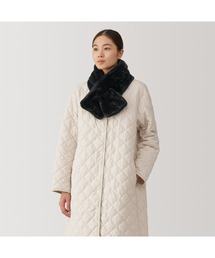 無印良品 | 静電気が起きにくい　着る毛布　マフラー　１４×９２ｃｍ(マフラー)