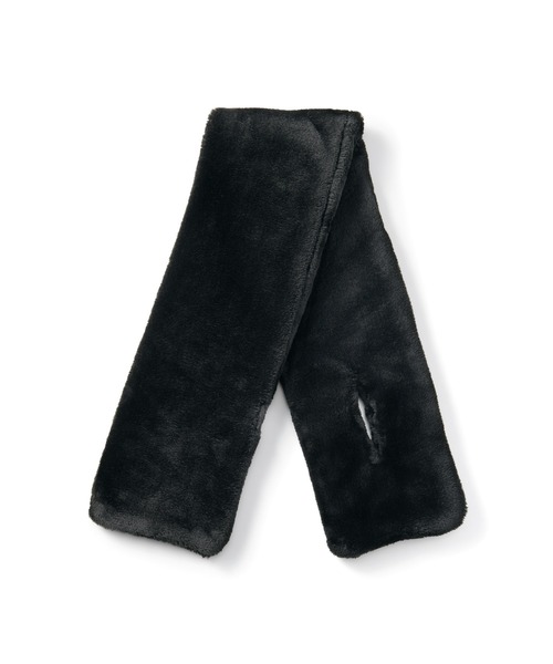 無印良品(ムジルシリョウヒン)の「静電気が起きにくい 着る毛布 マフラー 14×92cm(マフラー・レディース・アイボリー/サックスブルー/ブラック/ブラウン系/スモークピンク・FREE)」の11枚目の写真