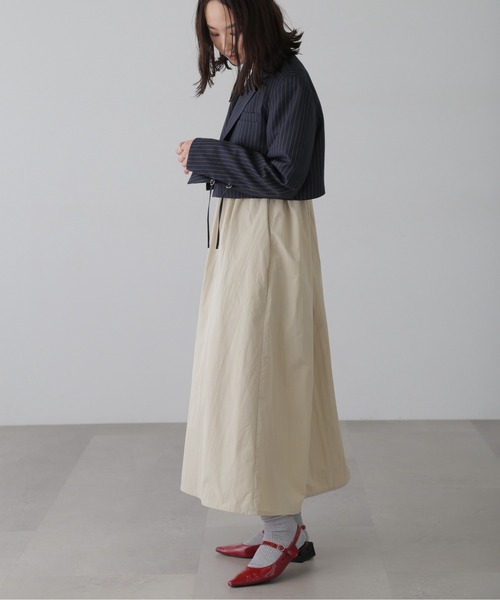 FREE'S MART（フリーズマート）の「ショート丈シングルジャケット（テーラードジャケット・レディース・ブルー系その他/グレー・SMALL/MEDIUM）」の10枚目の写真