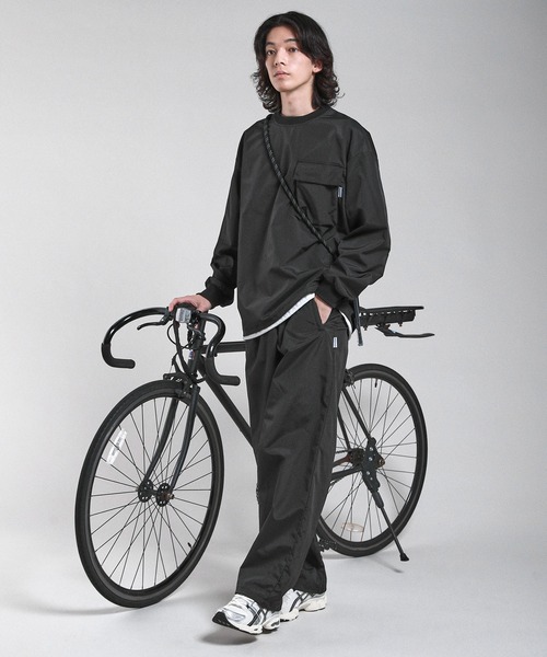 The unormwind(ザアンノームワインド)の「【セットアップ対応】テックエステル長袖プルオーバー(その他トップス・メンズ・ブラック/サンドベージュ/ネイビー/チャコール・L/M/S/XL)」の14枚目の写真