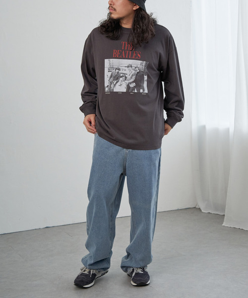 VENCEEXCHANGE（ヴァンスエクスチェンジ）の「THE BEATLES ザ ビートルズ フォトロンTシャツ（Tシャツ/カットソー・メンズ・ライトグレー/オフホワイト/チャコール・LL/M/L）」の22枚目の写真