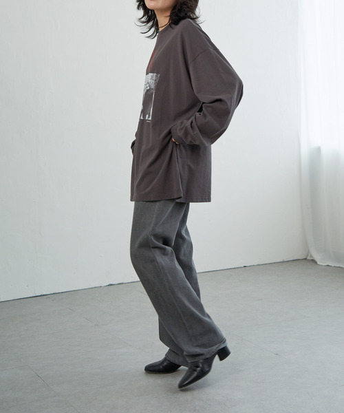 VENCEEXCHANGE（ヴァンスエクスチェンジ）の「THE BEATLES ザ ビートルズ フォトロンTシャツ（Tシャツ/カットソー・メンズ・ライトグレー/オフホワイト/チャコール・LL/M/L）」の6枚目の写真